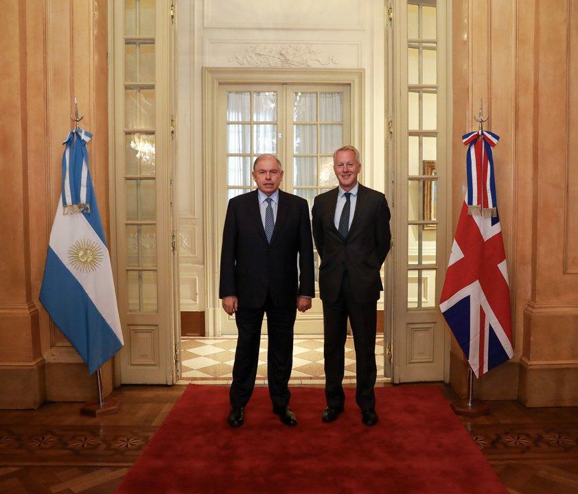Nuevo Embajador Britaacutenico en la Argentina presentoacute sus cartas credenciales al canciller Werthein