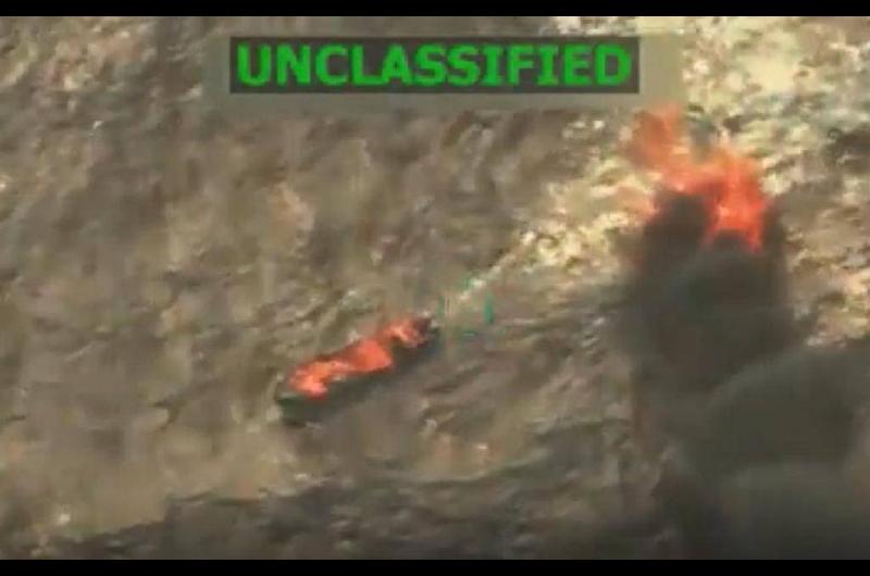 Estados Unidos atacoacute una segunda embarcacioacuten narco de Venezuela- el video