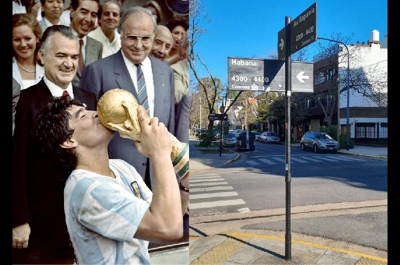 Poleacutemica en Villa Devoto- el Gobierno portentildeo eliminoacute el homenaje a Maradona en Segurola y Habana