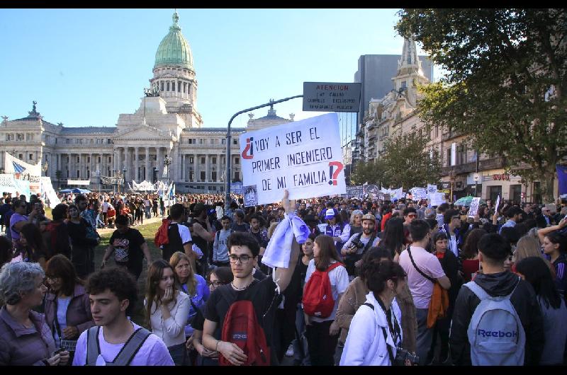Se realiza mantildeana otra Marcha Federal al Congreso contra los vetos de Milei
