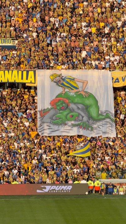 Rosario Central repudioacute las banderas contra el ldquoOgrordquo Fabbiani