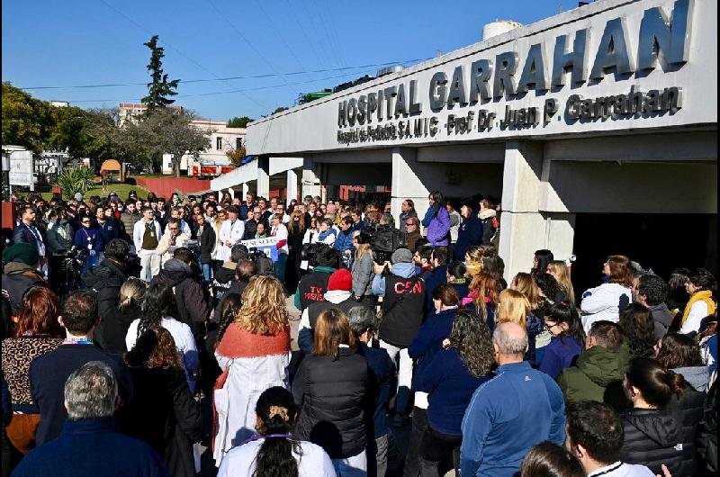 Trabajadores del Garrahan comenzaron un nuevo paro y preparan el acto frente al Congreso 