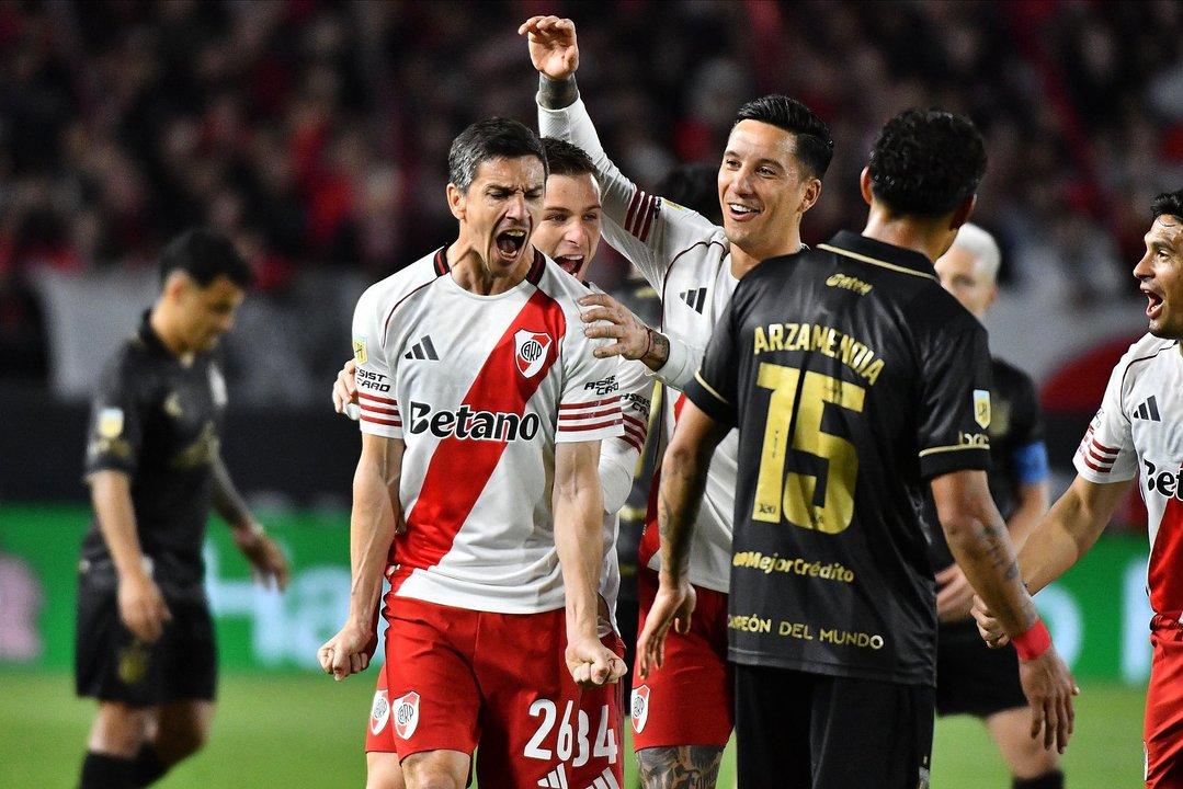 El once inicial con el que River se enfrentariacutea a Palmeiras en la Copa Libertadores