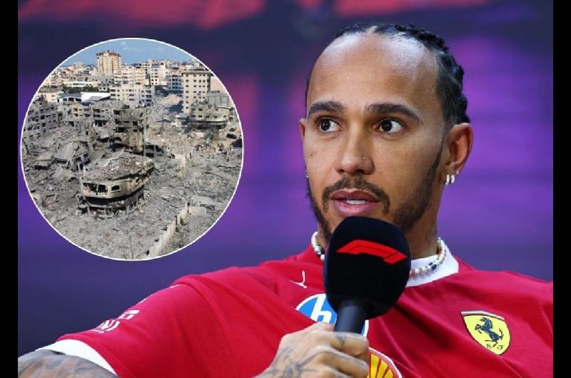 Hamilton lamentoacute la situacioacuten que se vive en Gaza donoacute dinero y llamoacute a que se unan a su iniciativa