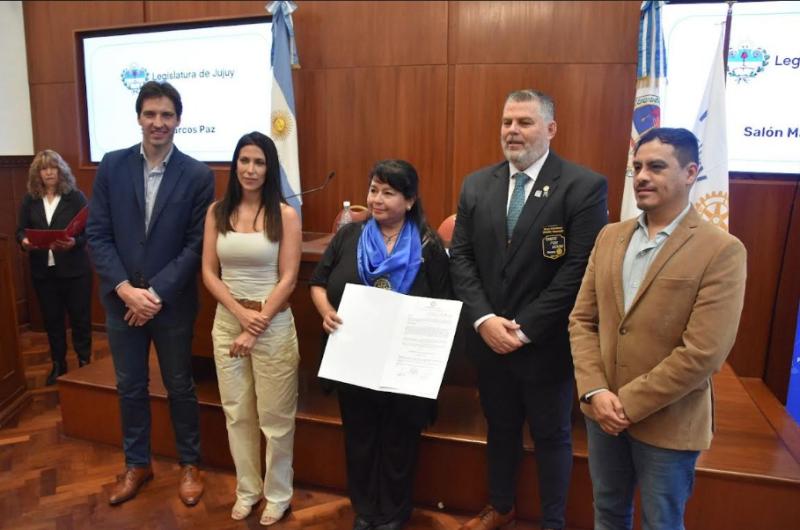 Diputados destacaron accionar de la Fundacioacuten del Rotary Club Jujuy
