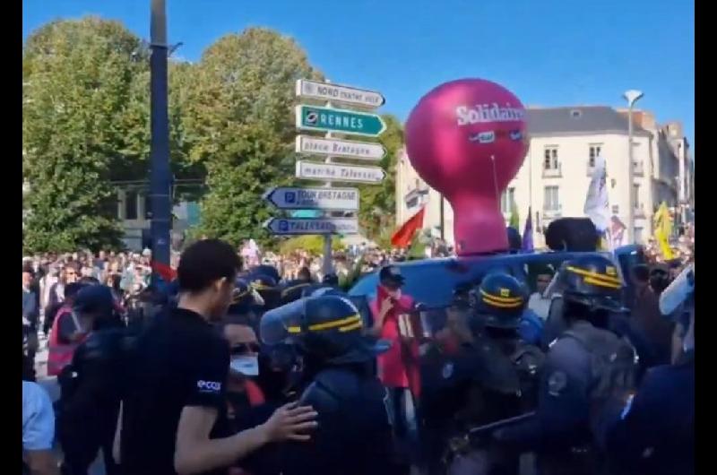 Jornada de protestas en Francia contra los recortes presupuestarios 