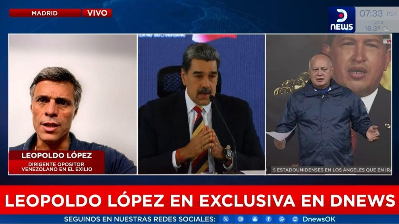 Leopoldo Loacutepez se esperanzoacute con la intervencioacuten militar de Estados Unidos en Venezuela para la caiacuteda de Maduro