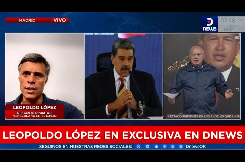 Leopoldo Loacutepez se esperanzoacute con la intervencioacuten militar de Estados Unidos en Venezuela para la caiacuteda de Maduro