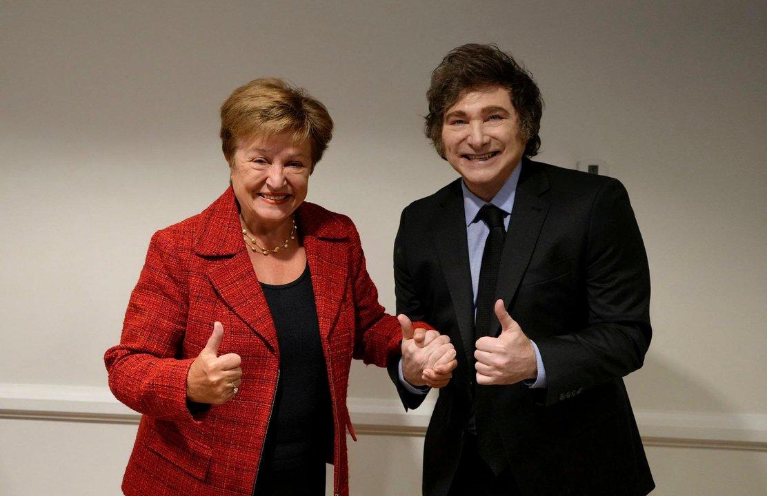 Milei y Caputo se reuniraacuten recieacuten el martes con la jefa del FMI mientras Argentina busca un preacutestamo de EEUU