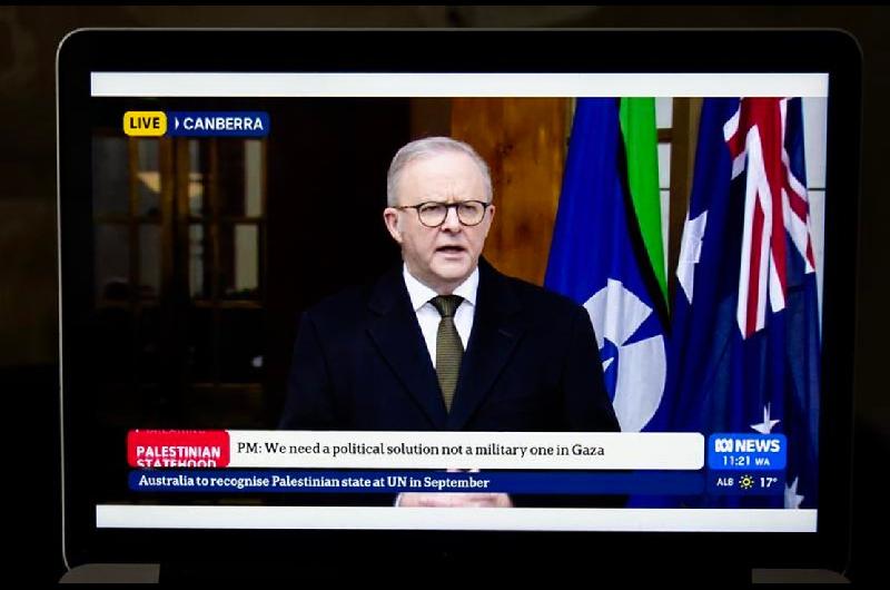 Albanese explica el reconocimiento de Australia al Estado Palestino