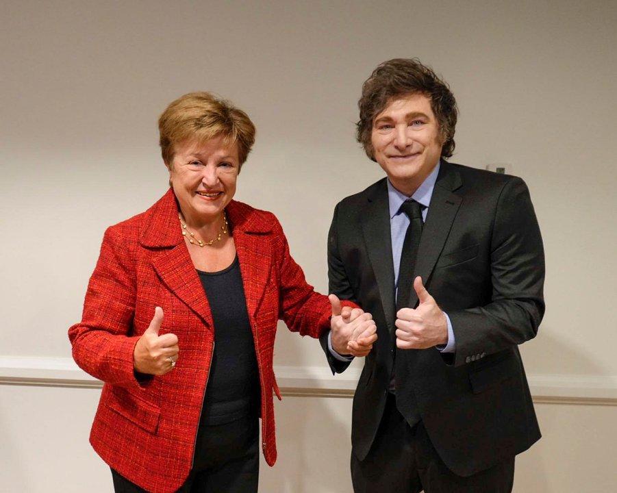 FMI celebroacute respaldo de Estados Unidos a la Argentina