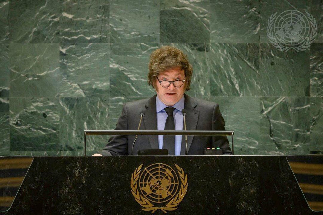 #128308Javier Milei EN VIVO en la ONU- discurso del presidente de Argentina en la Asamblea General