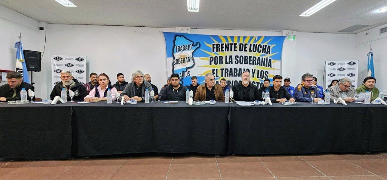 Organizaciones del Frente Sindical marcharaacuten en rechazo ldquoa la poliacutetica exteriorrdquo del Gobierno