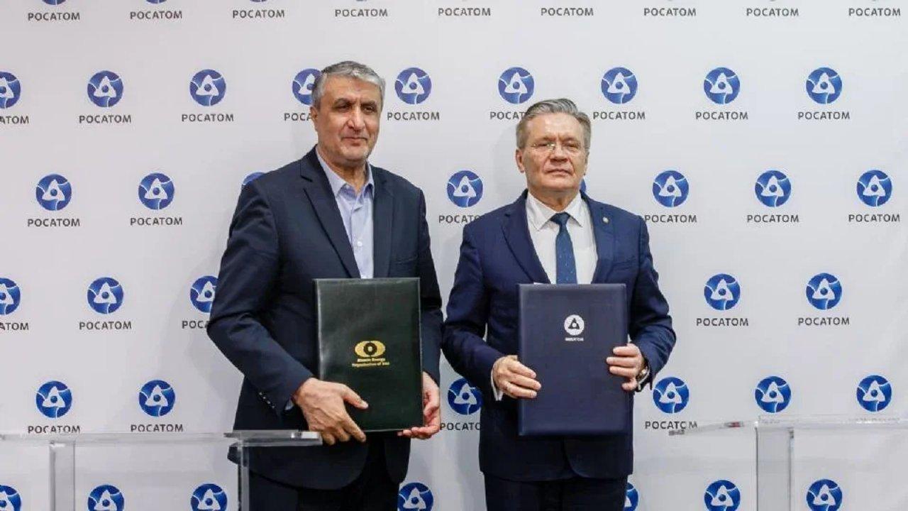 Iraacuten y Rusia firmaron un memoraacutendum de entendimiento para la construccioacuten de pequentildeas centrales nucleares