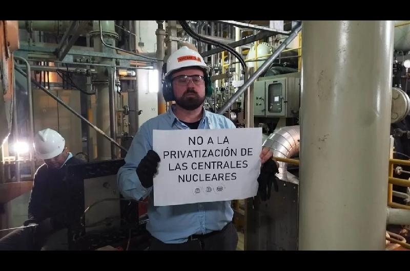Trabajadores de la Comisioacuten Nacional de Energiacutea Atoacutemica repudian la posible privatizacioacuten de las centrales