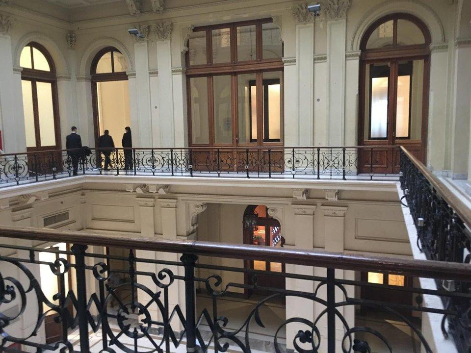 Susto en la Casa Rosada- un principio de incendio generoacute humo y obligoacute a evacuar un sector