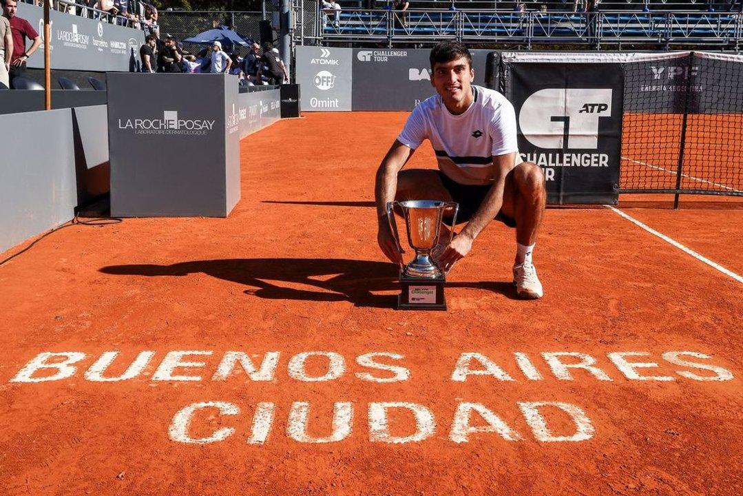 Romaacuten Burruchaga campeoacuten del Challenger de Buenos Aires- ldquoGanar acaacute es especialrdquo