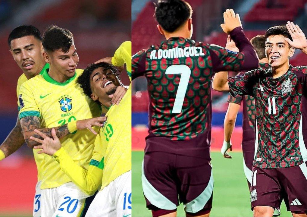 Brasil y Meacutexico empataron 2-2 en un vibrante debut del Grupo C del Mundial Sub-20