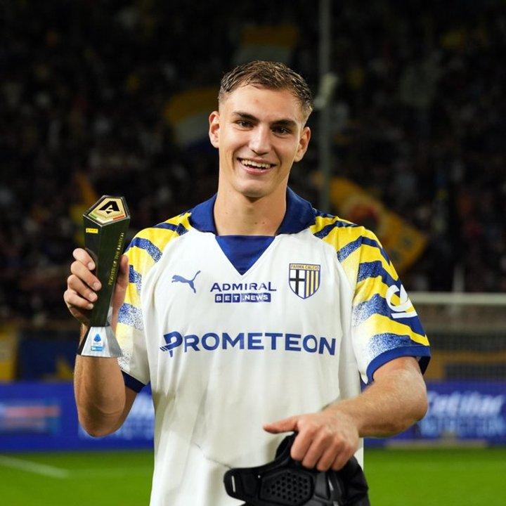 Mateo Pellegrino brilloacute con un doblete y le dio al Parma su primer triunfo en la Serie A