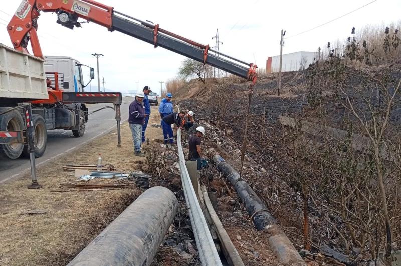 Repararon acueducto dantildeado trasincendio intencional en barrio Norte