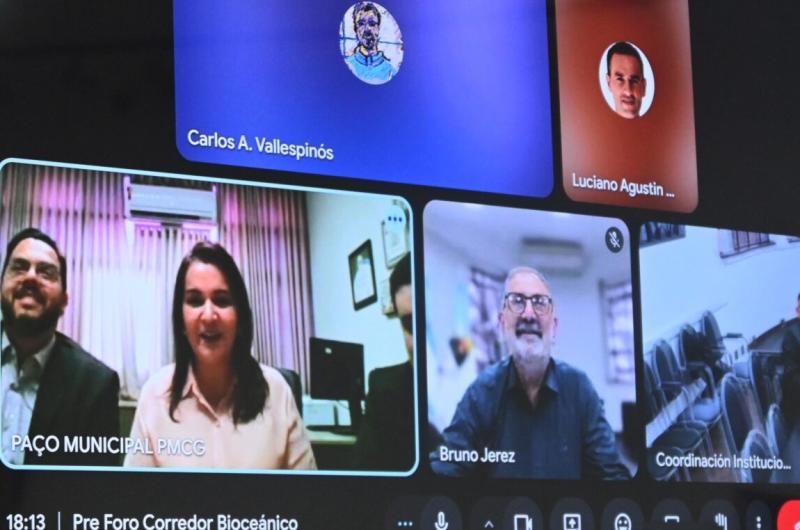 Corredor Bioceaacutenico- diaacutelogo preliminar con alcalde brasilentildeo de Campo Grande