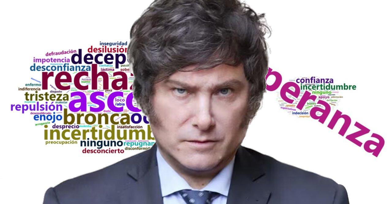 Indicadores en rojo- 66-en-porciento- de insatisfaccioacuten y solo 39 -en-porciento- de aprobacioacuten a Milei