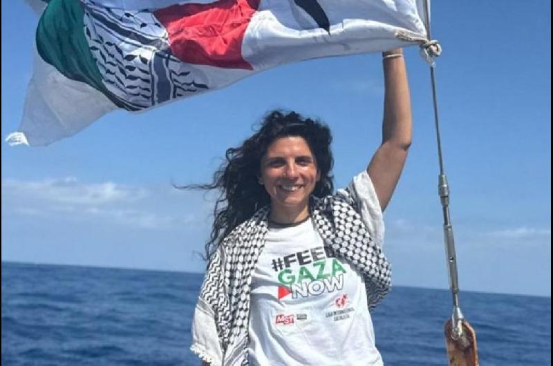 Celeste Fierro fue detenida mientras participaba de la Flotilla Global por Gaza