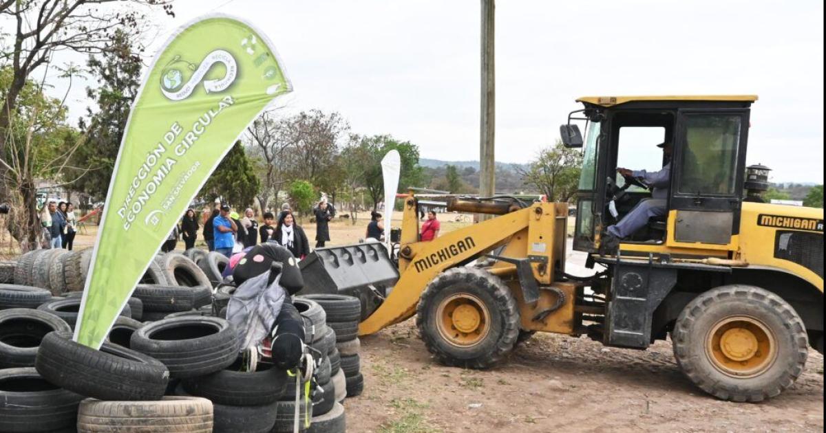 Recuperaron maacutes de 400 neumaacuteticos en desuso