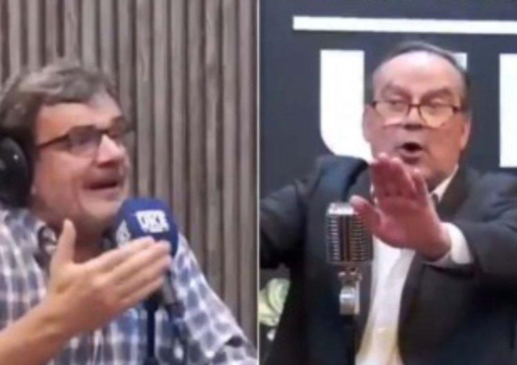 ldquoTe cazo del cogoterdquo- un escaacutendalo terminoacute a puntildeetazos en vivo por streaming y con un despido