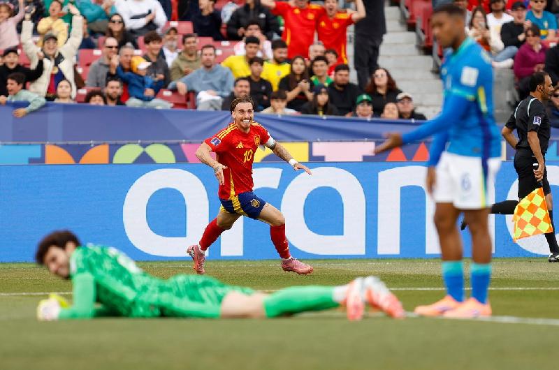 Brasil cayoacute ante Espantildea y se despidioacute de forma temprana del Mundial Sub 20