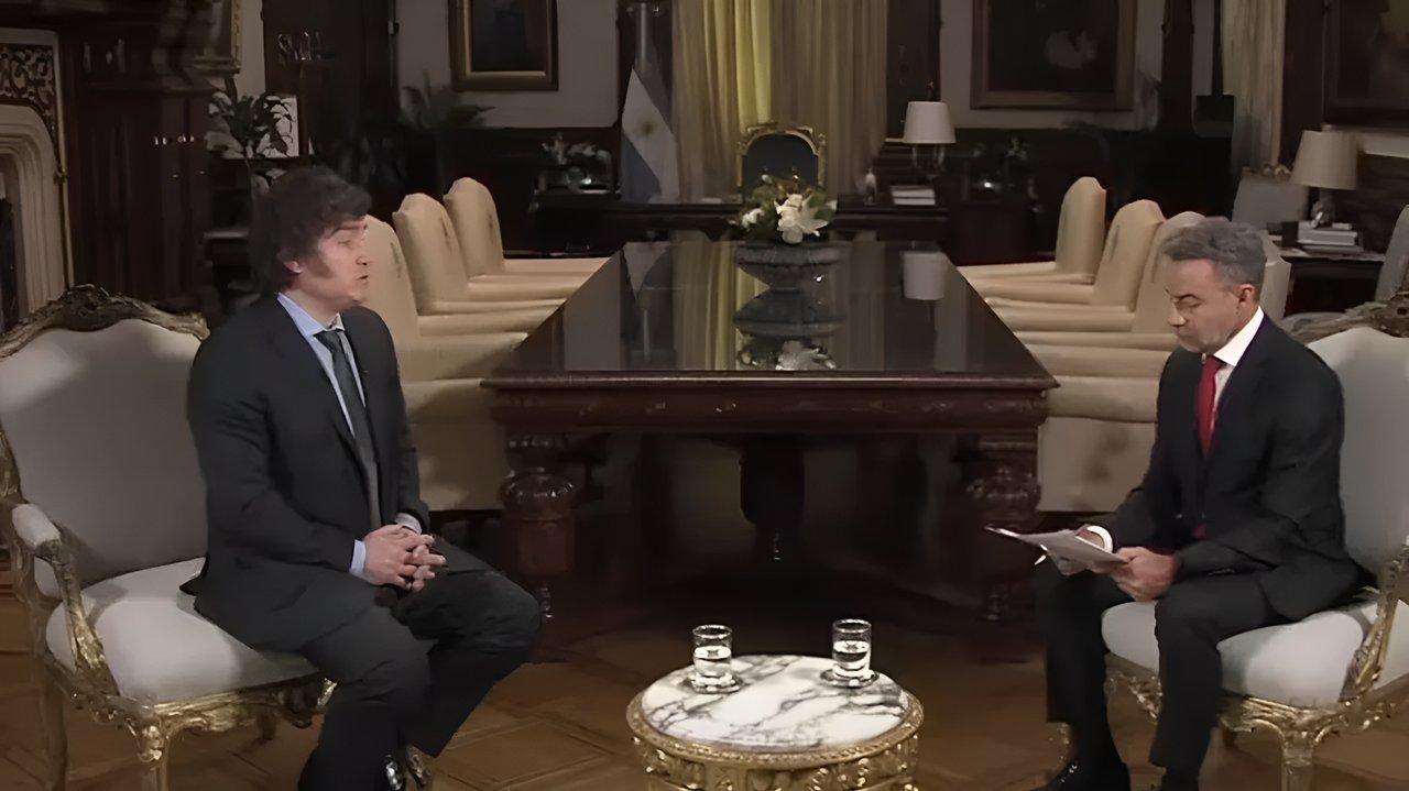 Javier Milei EN VIVO con Luis Majul- expectativa tras la renuncia de Joseacute Luis Espert