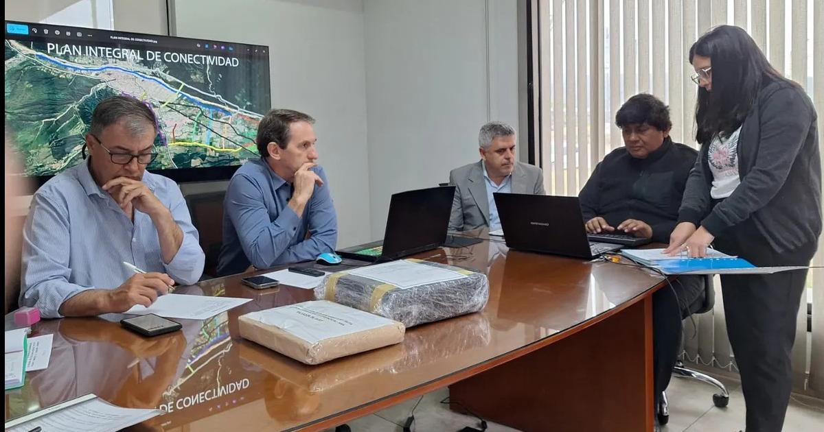 Avance en la obra de nuevo nudo vial que conecte la ruta 66 con Alto Comedero