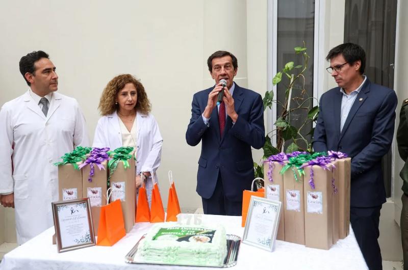 Sadir encabezoacute la celebracioacuten por los 175 antildeos del San Roque