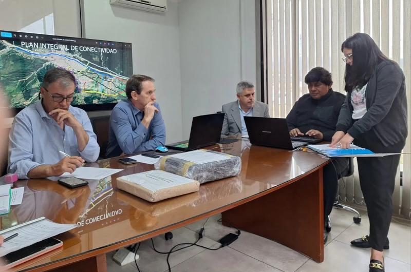Avance en la obra de nuevo nudo vial que conecte la ruta 66 con Alto Comedero