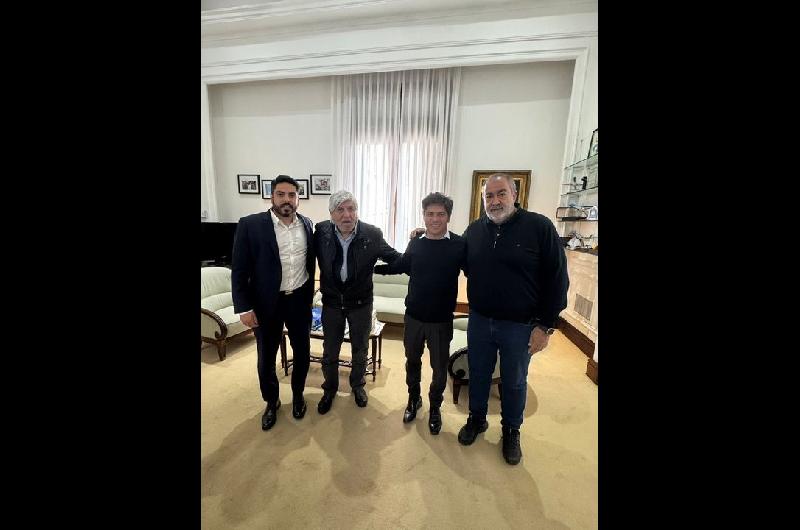 Heacutector Daer y Hugo Moyano se mostraron con Kicillof