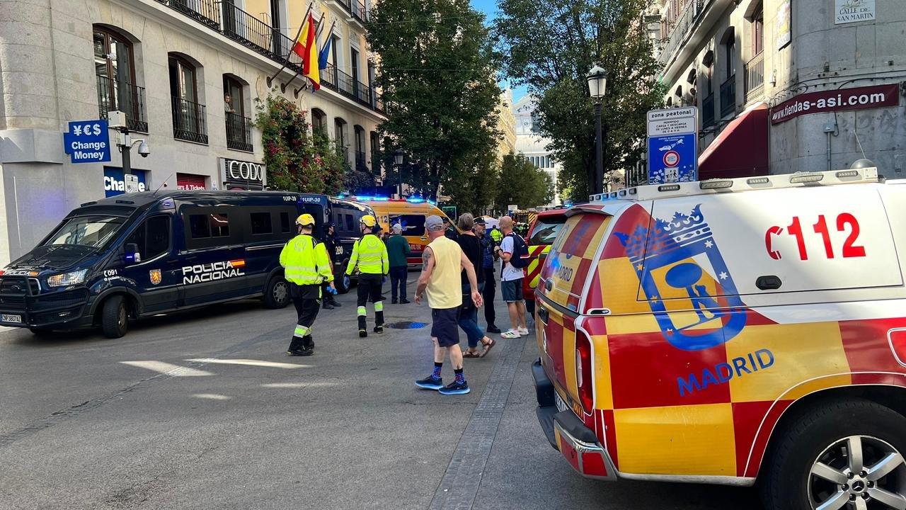 Colapso de edificio deja al menos tres heridos y cuatro desaparecidos en Madrid