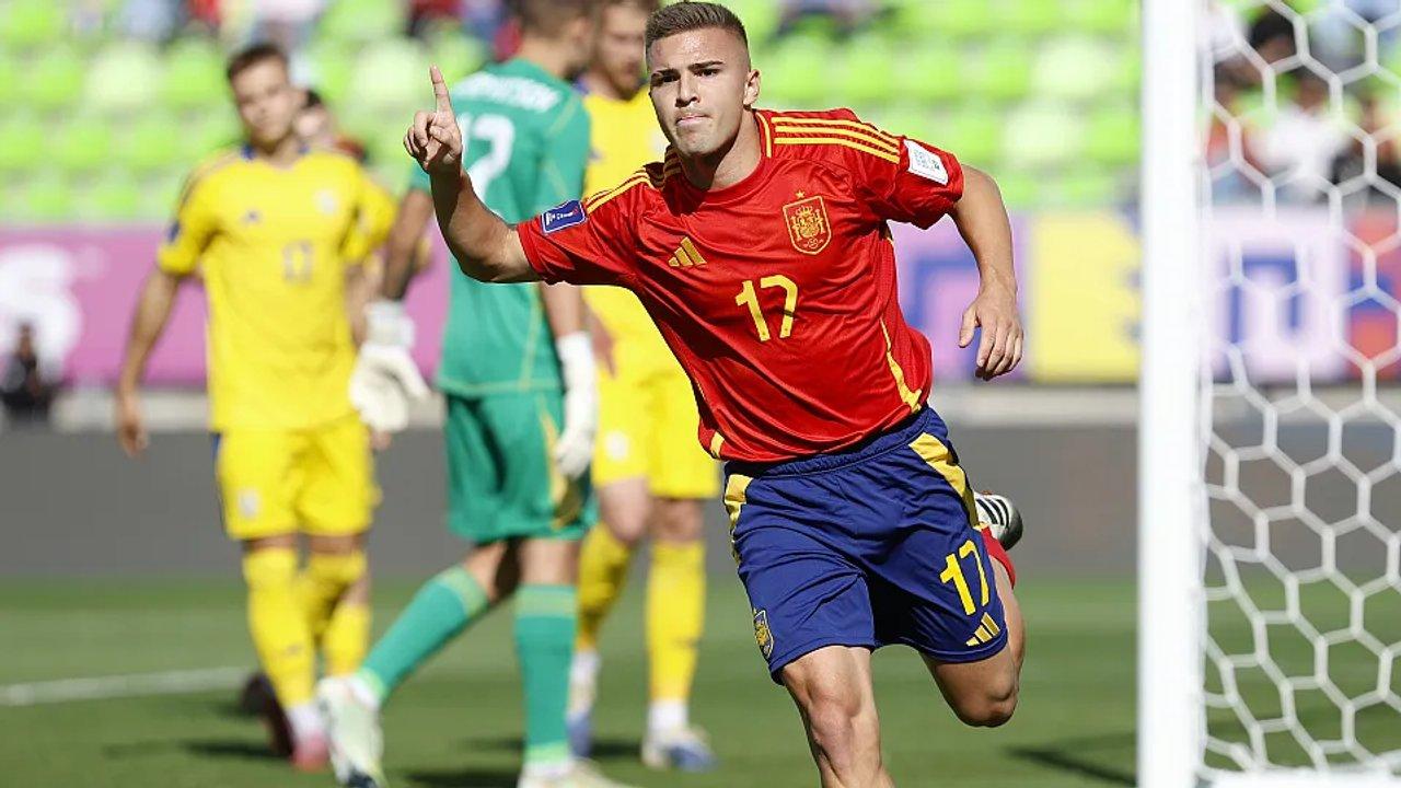 Espantildea se metioacute en cuartos de final del Mundial Sub 20 tras ganarle a Ucrania