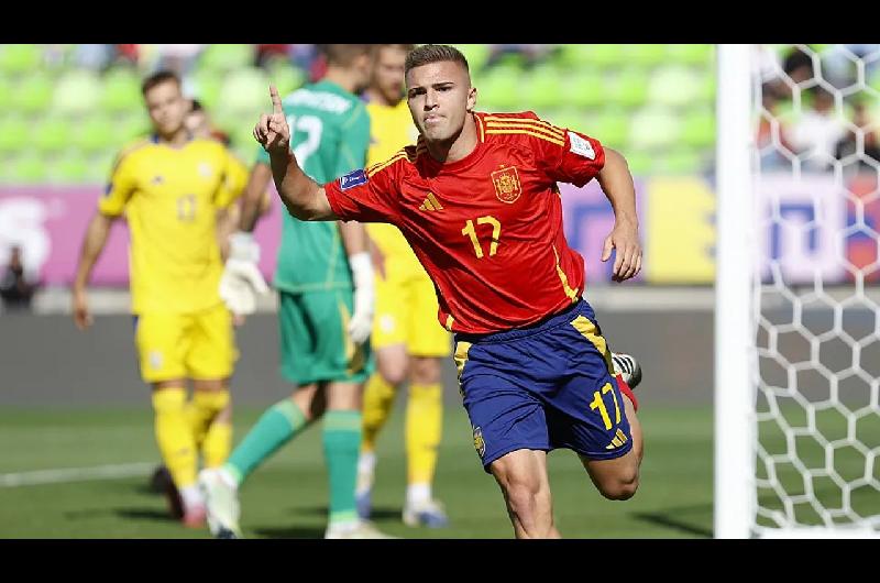 Espantildea se metioacute en cuartos de final del Mundial Sub 20 tras ganarle a Ucrania