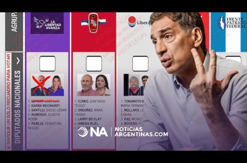 Confirman que la reimpresioacuten de boletas costariacutea 12 mil millones si Santilli reemplaza a Espert