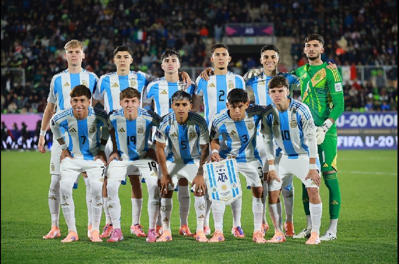 La probable alineacioacuten de Argentina Sub-20 contra Nigeria en el Mundial