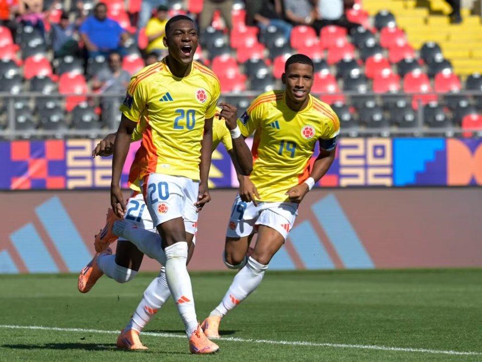 Colombia derrota 3-1 a Sudaacutefrica y avanza a cuartos del Mundial Sub-20
