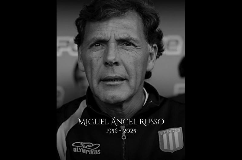 Las condolencias de Racing tras la muerte de Russo- Enviamos un caacutelido abrazo a sus familia y seres queridos