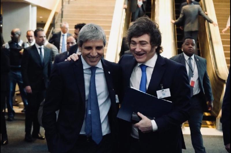 Milei celebroacute el auxilio de EEUU y reiteroacute que Luis Caputo es ldquoel mejor ministro de Economiacutea de la historia