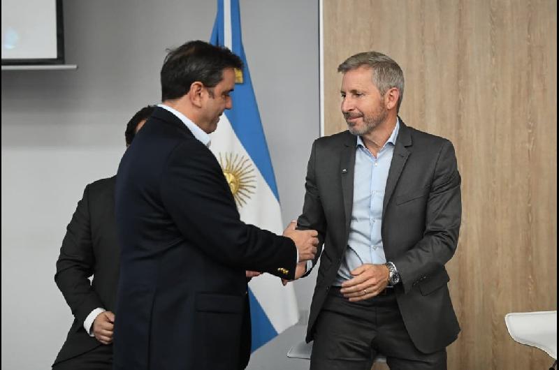 Catalaacuten mantuvo una agenda de trabajo junto a Frigerio en Entre Riacuteos