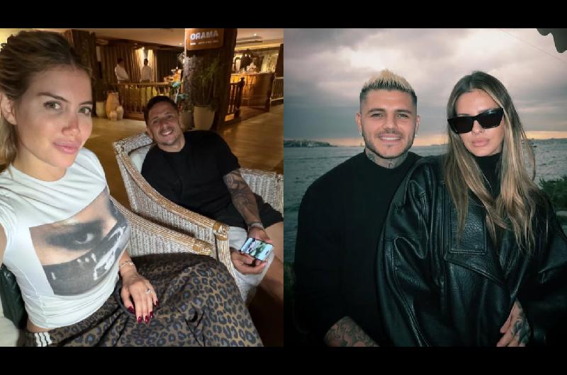 Wanda Nara blanqueoacute con Martiacuten Migueles mientras Mauro Icardi disfruta de Turquiacutea con la China Suaacuterez