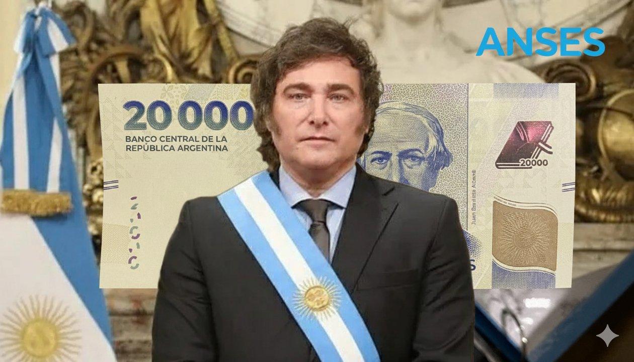 Javier Milei sorprende con un bono reintegro de 500000 para los de ANSES a 10 diacuteas de las elecciones de 2025