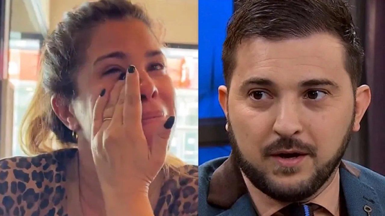 El llanto desconsolado de Cecilia Insinga la mujer de Diego Brancatelli