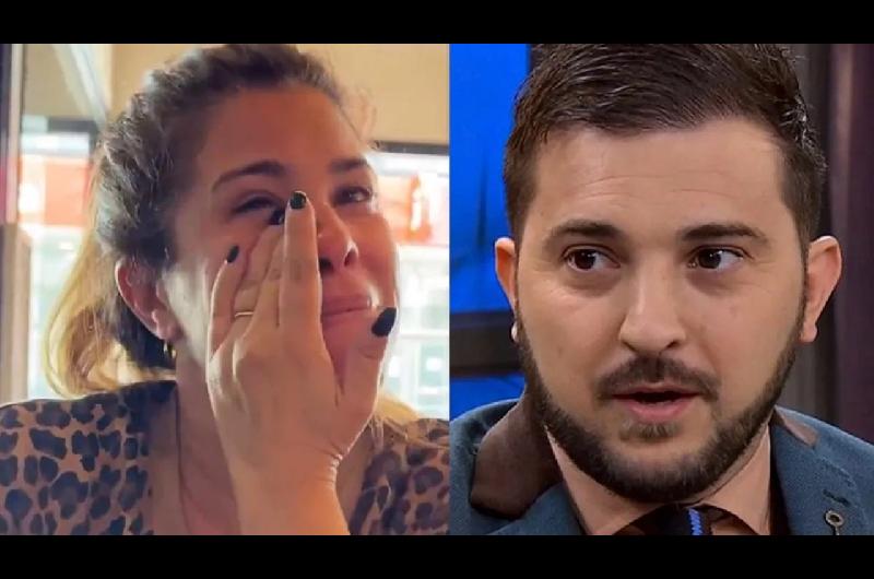 El llanto desconsolado de Cecilia Insinga la mujer de Diego Brancatelli