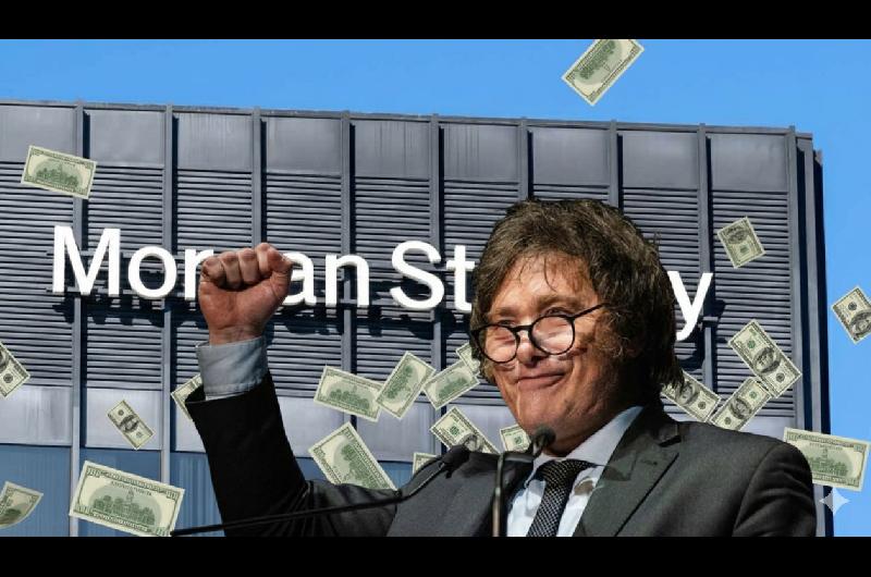 A cuaacutento se iraacute el doacutelar si a Milei le va bien en las elecciones seguacuten Morgan Stanley