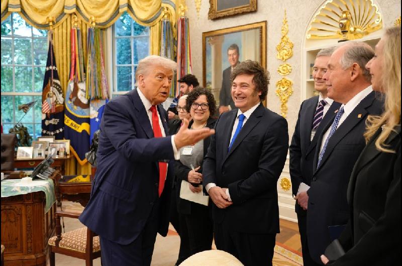 El contundente respaldo de Donald Trump a Javier Milei tras la cumbre- ldquoTiene mi completo y total apoyordquo